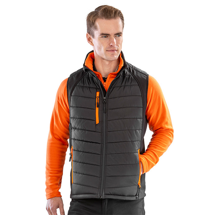 Compass Padded Softshell Gilet Result R238X