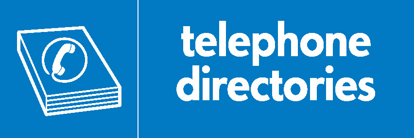 Telephone Directories Recycling Paper Signage - PAPE0015