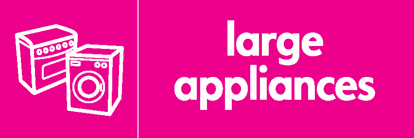 Large -60 Appliances Recycling Electrical Signage - ELEC0019