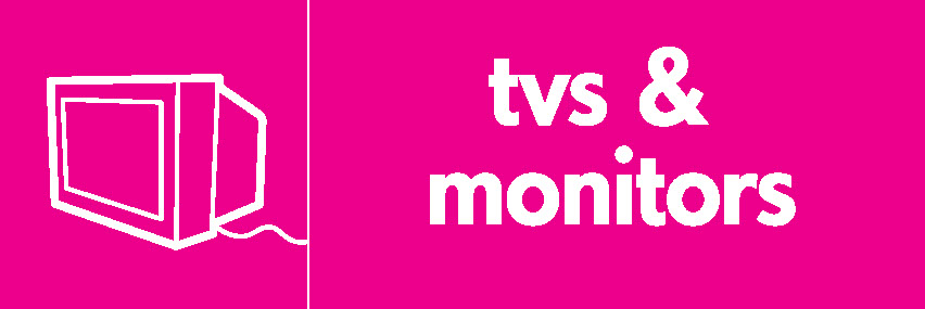 Tvs & Q Monitors Recycling Electrical Signage - ELEC0028