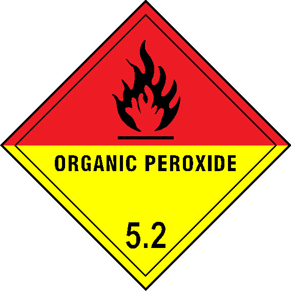 Organic Peroxide 5.2 Dangerous Substances Signage - DANG0015