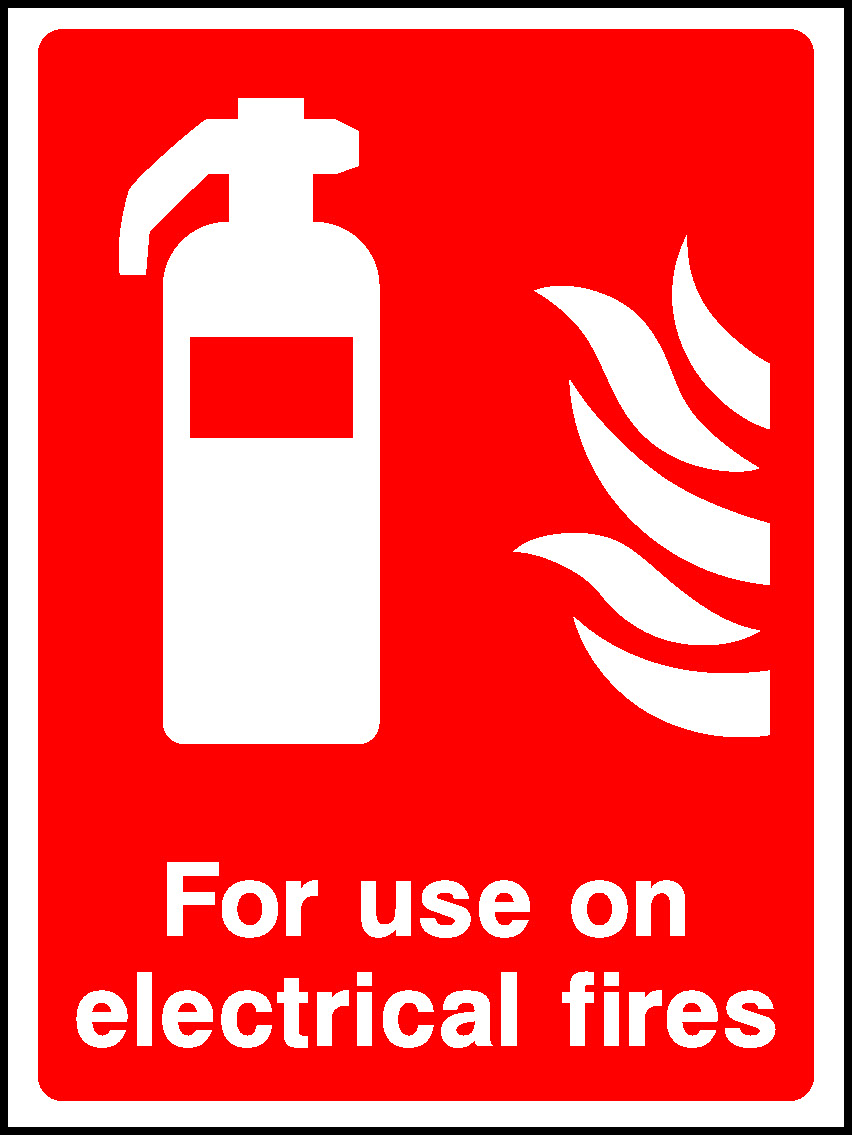 For Use On Fires Fire Equipment Signage - FEQP0015