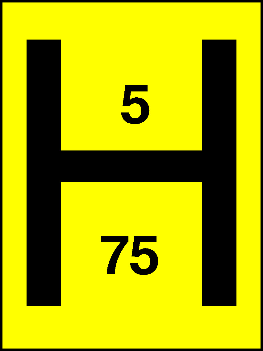 Fire Hydrant 5 75 Fire Equipment Signage - FEQP0026