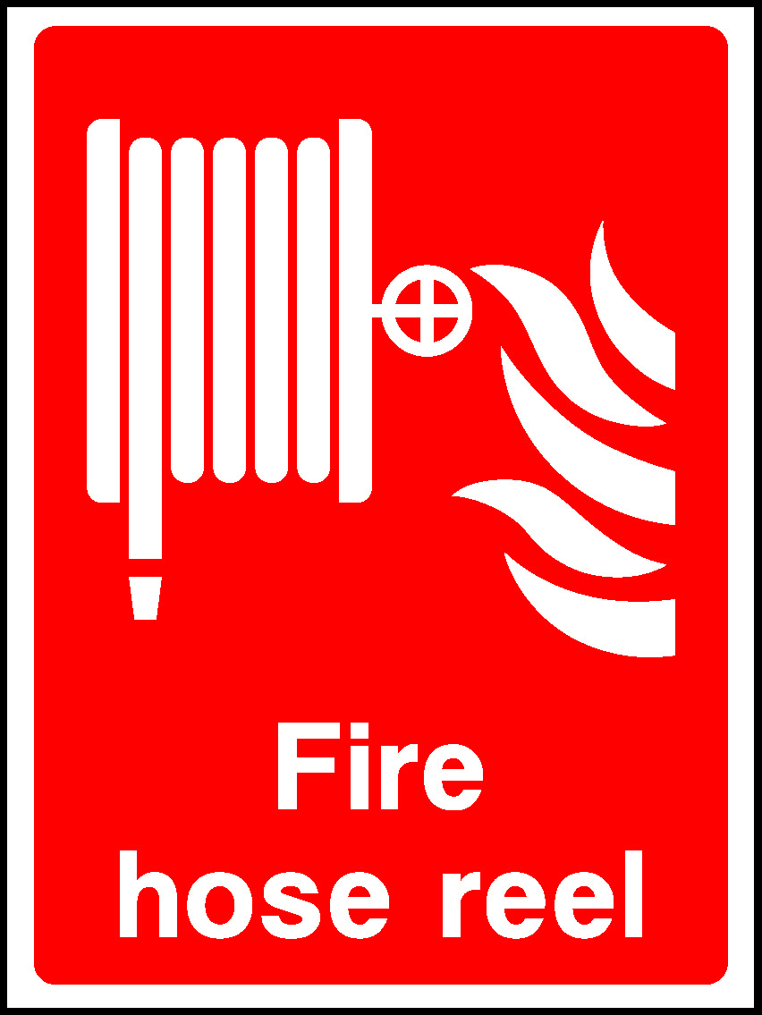 Fire Hose Reel Fire Equipment Signage - FEQP0002