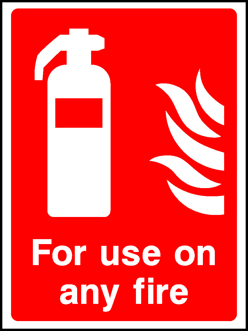 For Use On Any Fire Fire Equipment Signage - FEQP0019