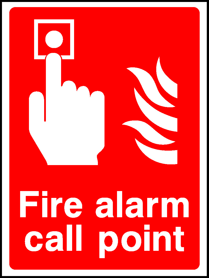 Fire Alarm Call Point Fire Equipment Signage - FEQP0011