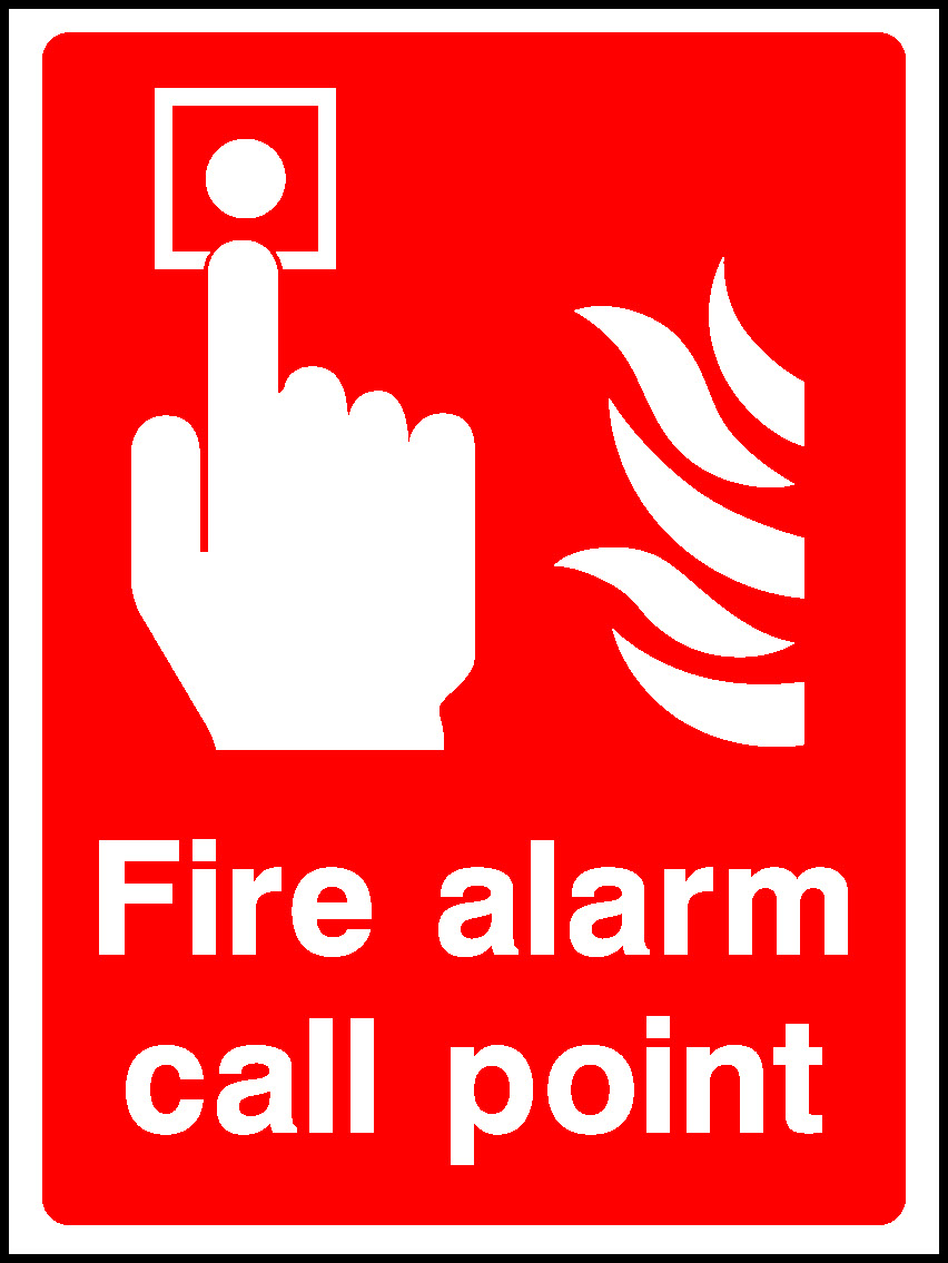 Fire Alarm Call Point Fire Equipment Signage - FEQP0009
