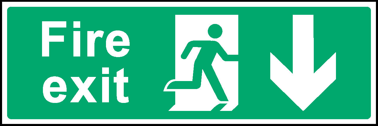 Exit Emergency Escape Signage - EMER0008