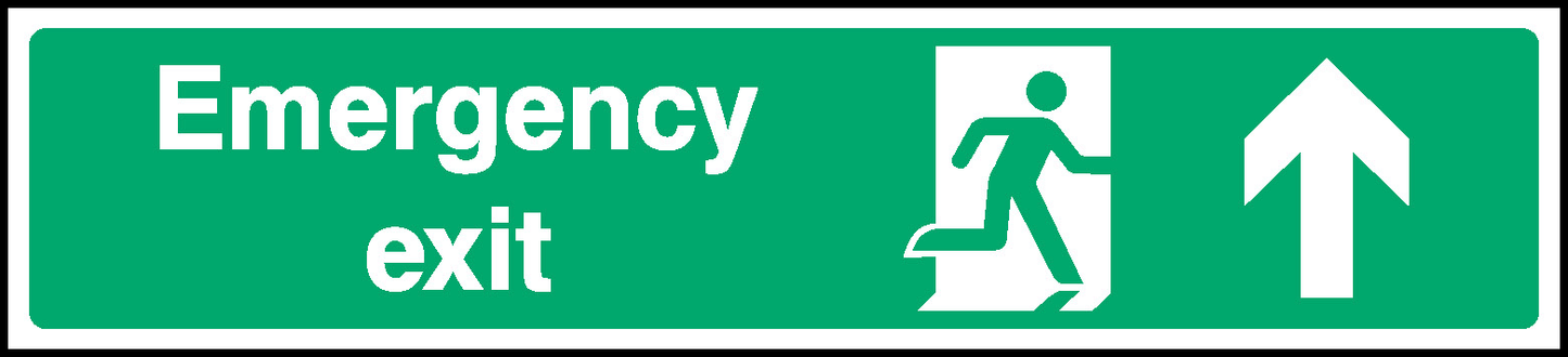 Emergency Exit Emergency Escape Signage - EMER0025