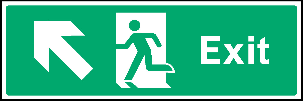Exit Emergency Escape Signage - EMER0009
