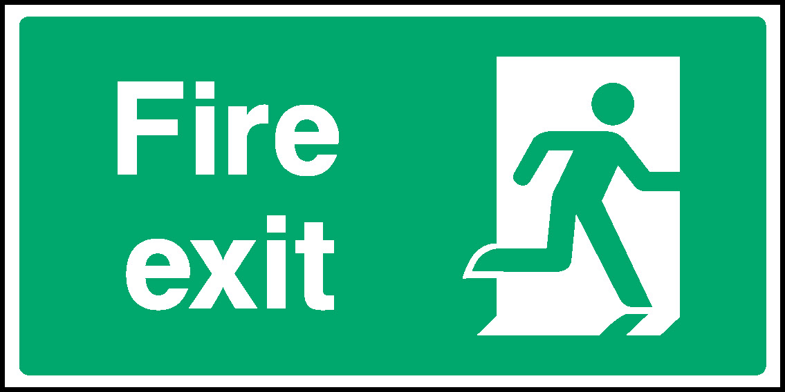 Exit Emergency Escape Signage - EMER0035