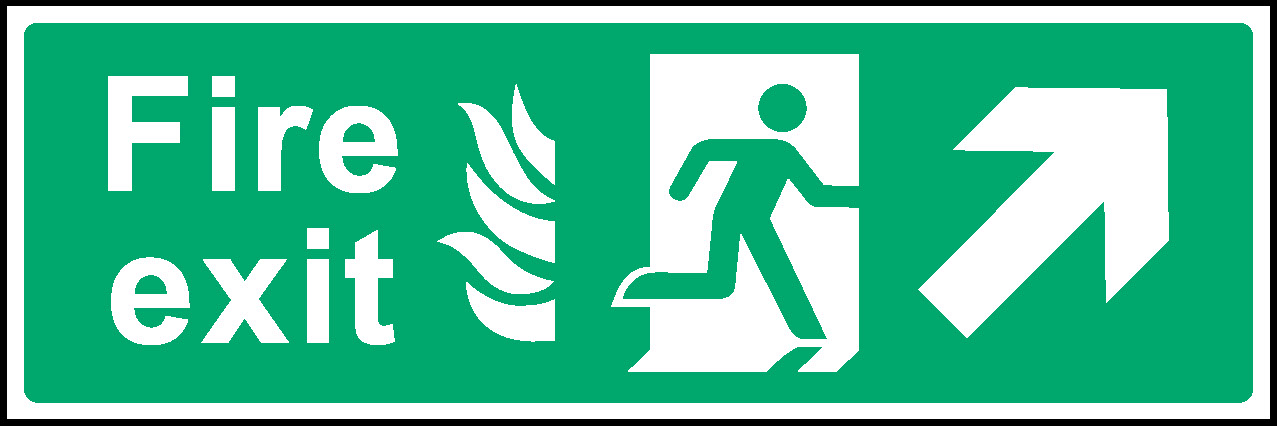 Exit Emergency Escape Signage - EMER0018