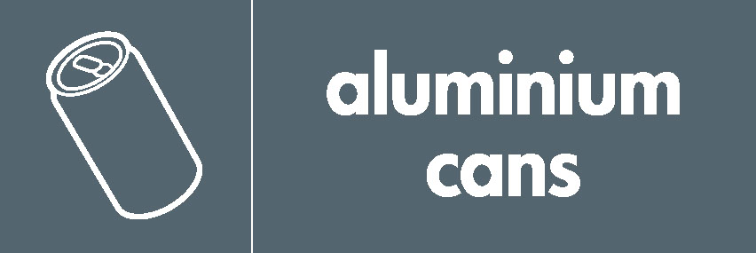 Aluminium Cans Recycling Metals Signage - META0012