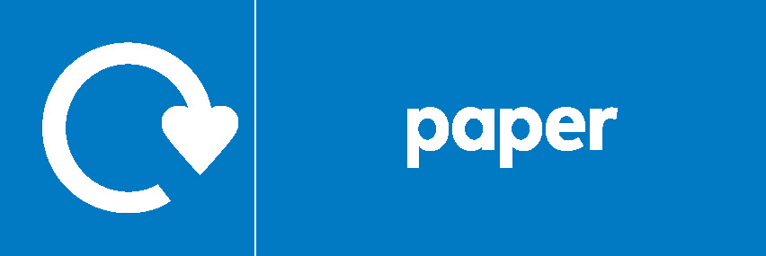 Paper Recycling Paper Signage - PAPE0005