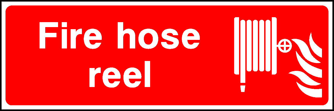 Fire Hose Reel Fire Equipment Signage - FEQP0029