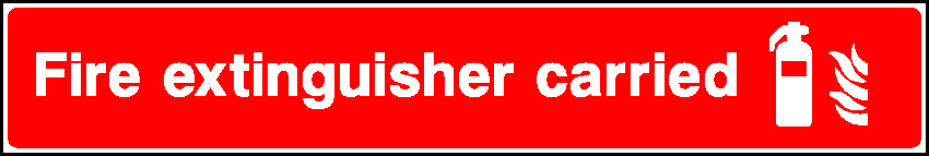 Fire Extinguisher Carried Fire Equipment Signage - FEQP0043