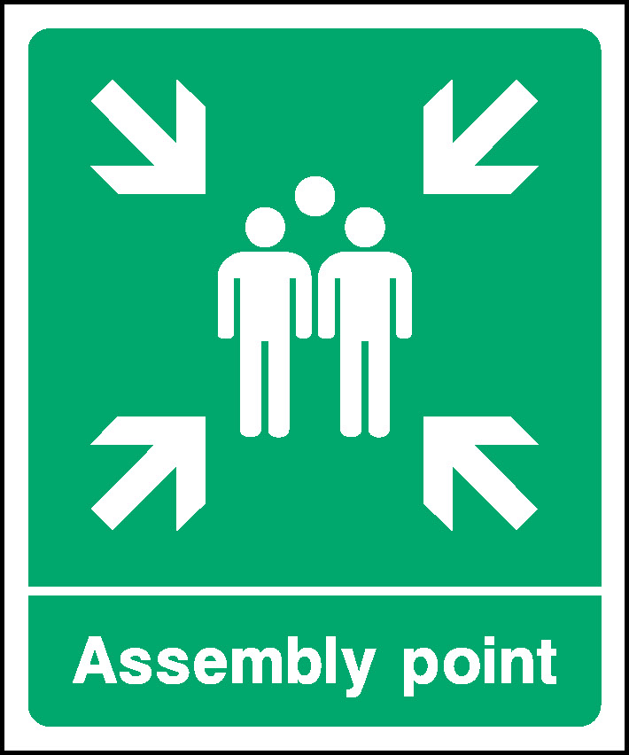 Assembly Point Emergency Escape Signage - EMER0076