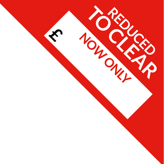 Vehicle “Reduced to Clear” Windscreen Stickers