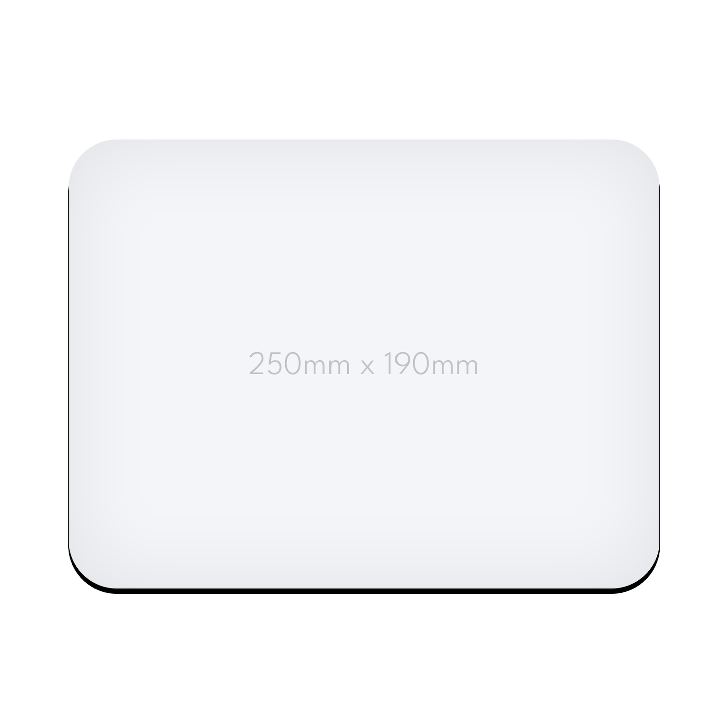 Mousemat Rubber Base 250x190x6mm
