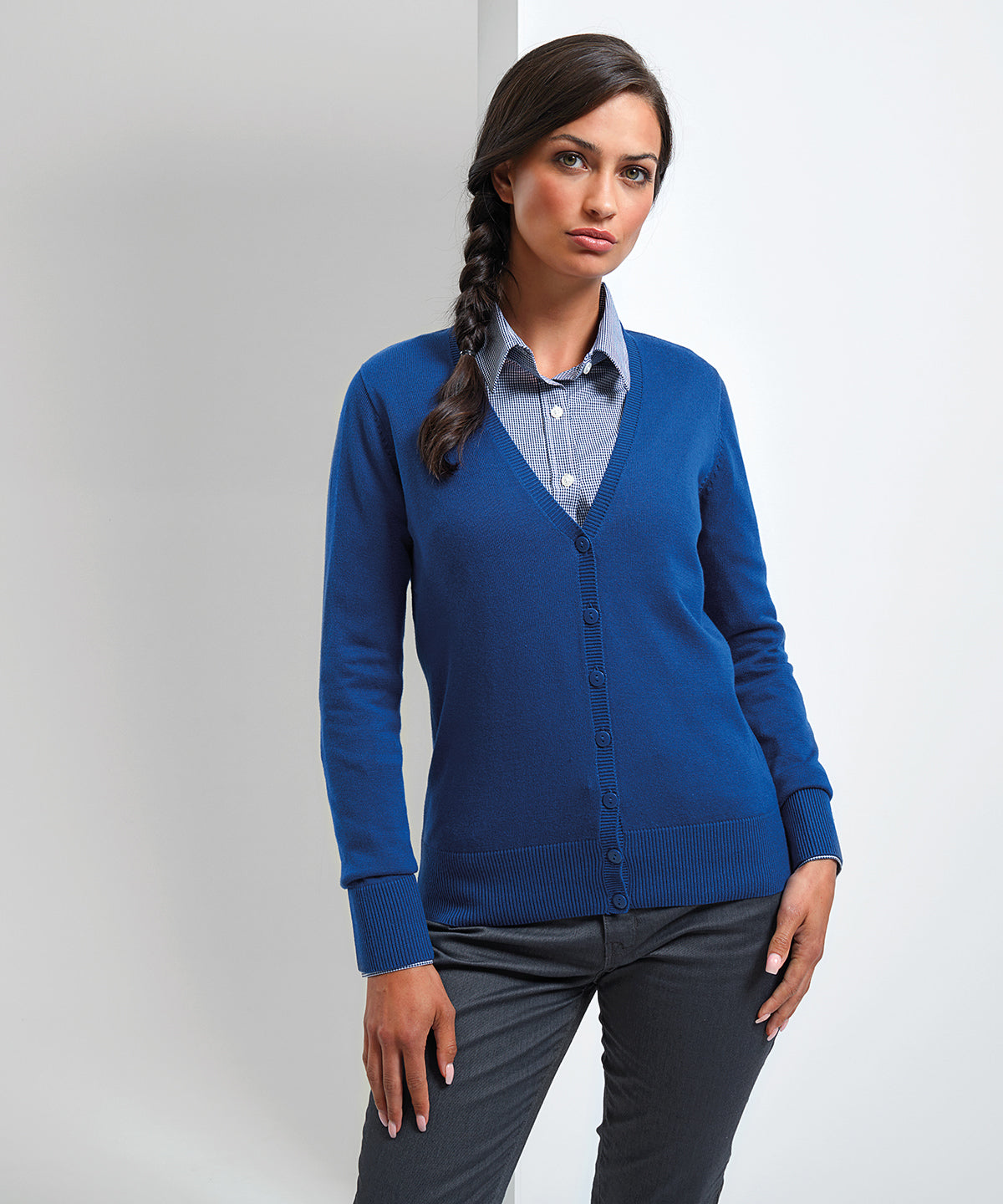 Button-Through Knitted Cardigan - Customisable