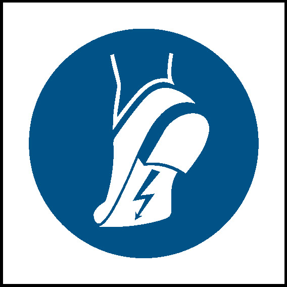 Protective Insulation Sign Wear Insulating Boots Mandatory Signs Personal Protective Equipment Si ...