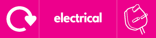 Electrical Recycling Electrical Signage - ELEC0030