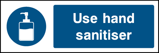 Use Hand Sanitiser Food Processing & Hygeine Signage - FOOD0072