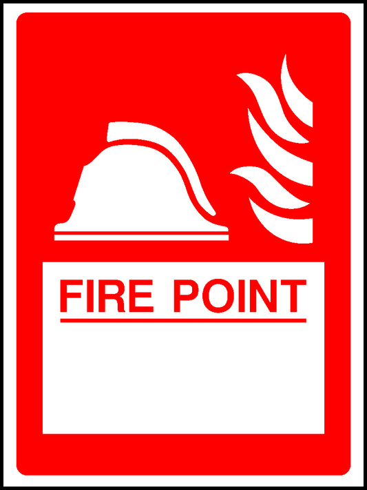 Fire Point Fire Equipment Signage - FEQP0010