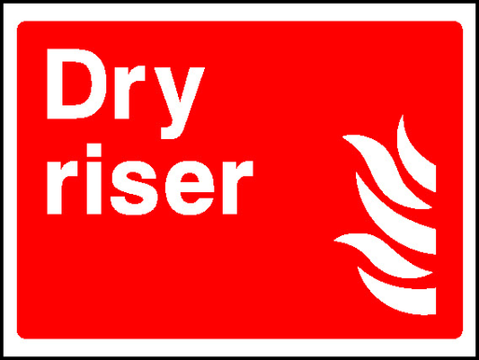 Riser Fire Equipment Signage - FEQP0045