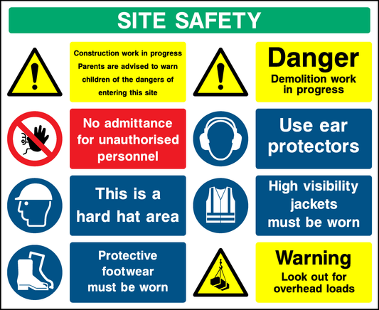Site Safety Construction-Signage - CONS0011