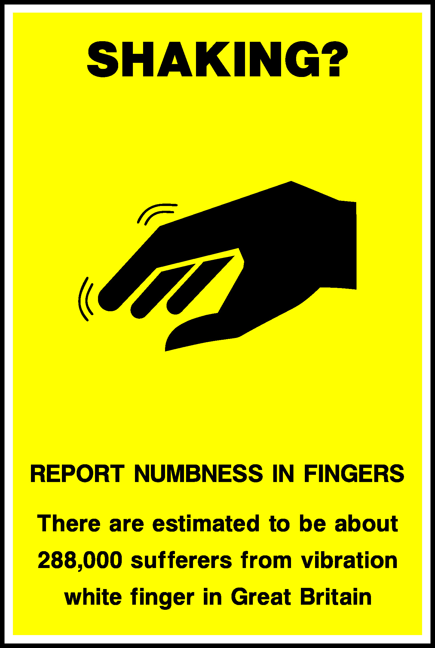 Shaking Safety Posters Signage - POST0007 – TPX Workwear
