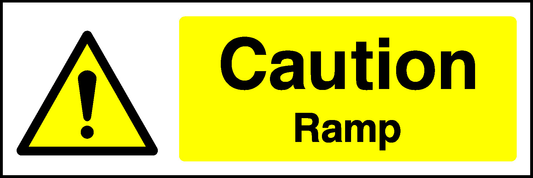 Caution Ramp Construction-Signage - CONS0050